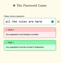 The Password Game