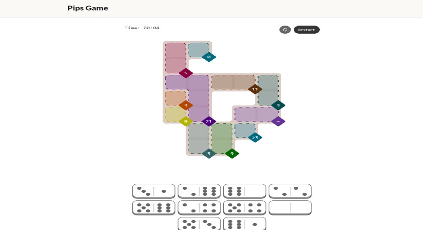 Pips Game screenshot
